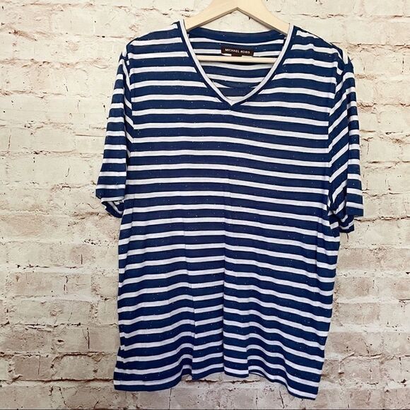 Michael Kors men’s V neck t shirt - Picture 1 of 5